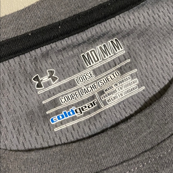 Men’s Under Armour Long Sleeve Grey Shirt - Picture 2 of 3